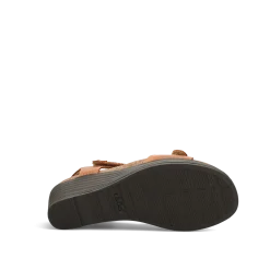 Taos Footwear Cork Support Sandals|Wedge Sandals*Zecret Caramel