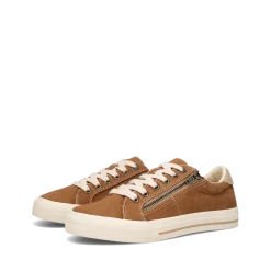 Taos Footwear Canvas|White*Z Soul Golden Tan/Tan Distressed