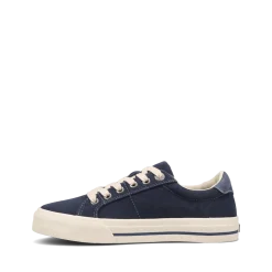 Taos Footwear Canvas|White*Z Soul Navy/Indigo Distressed
