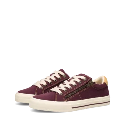 Taos Footwear Canvas|White*Z Soul Plum/Maize
