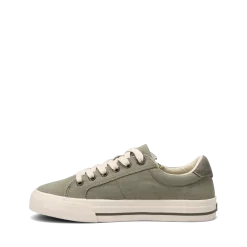 Taos Footwear Canvas|White*Z Soul Sage/Olive Distressed